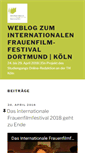 Mobile Screenshot of festivalblog.or.yourweb.de