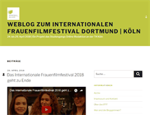 Tablet Screenshot of festivalblog.or.yourweb.de